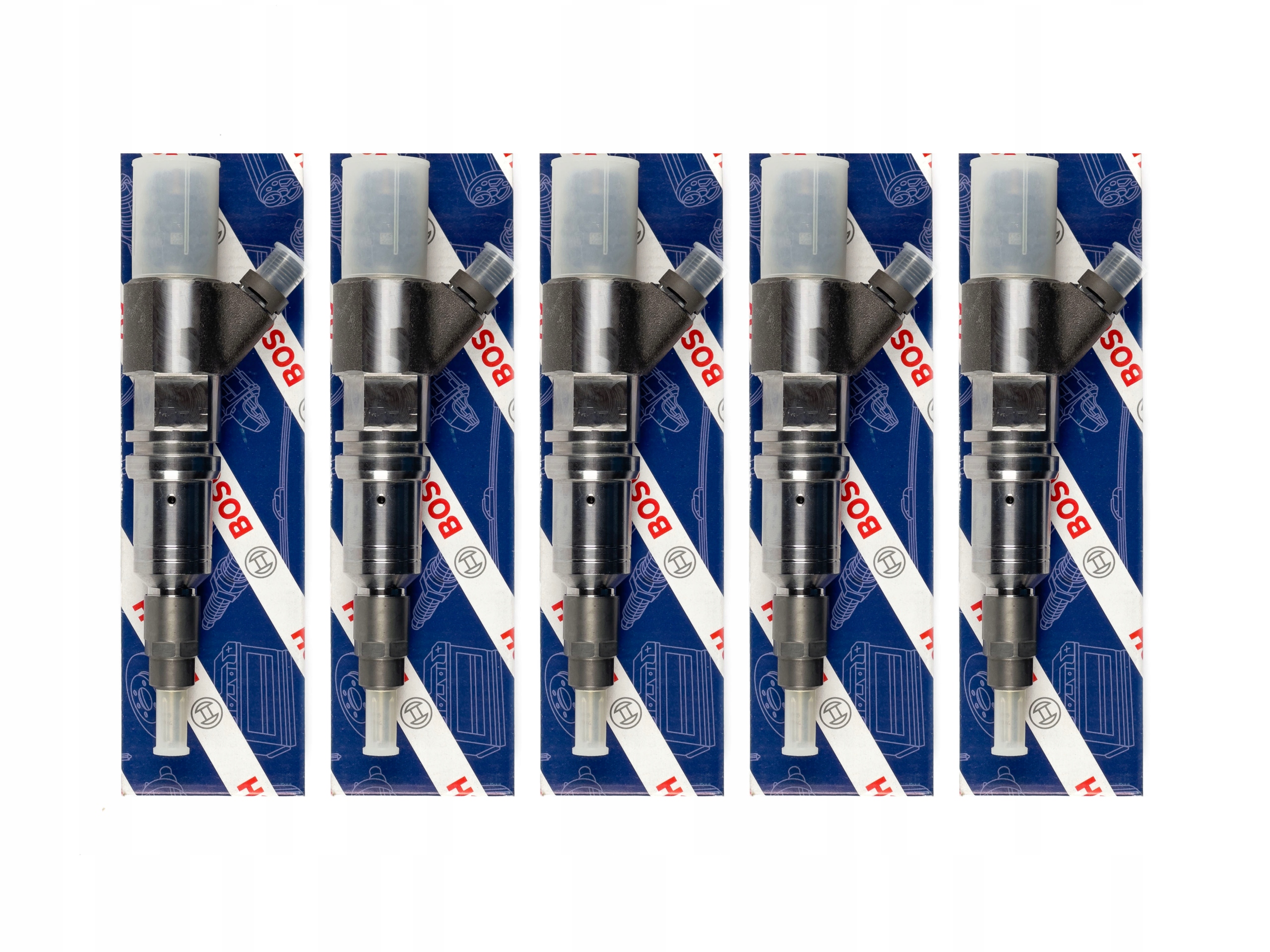 Sada 4 ks vstřikovačů Bosch 0986435564 — Iveco, Raktáron, adóval — foto 4 z 9