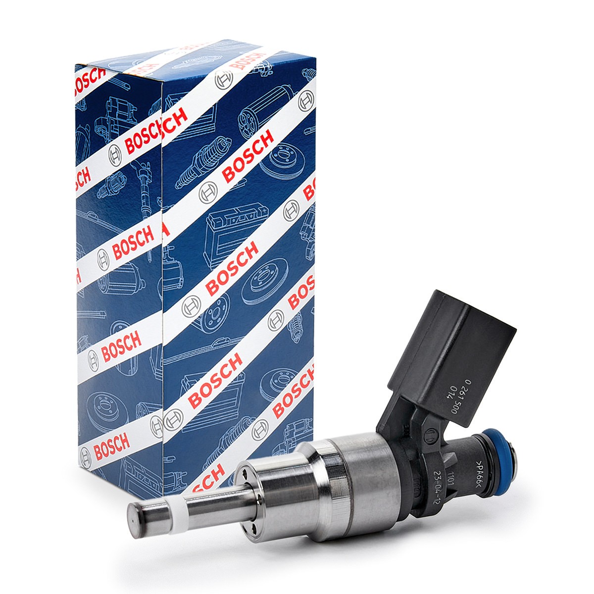 4 darabos készlet befecskendezők paliva Bosch benzínový 0 261 500 014