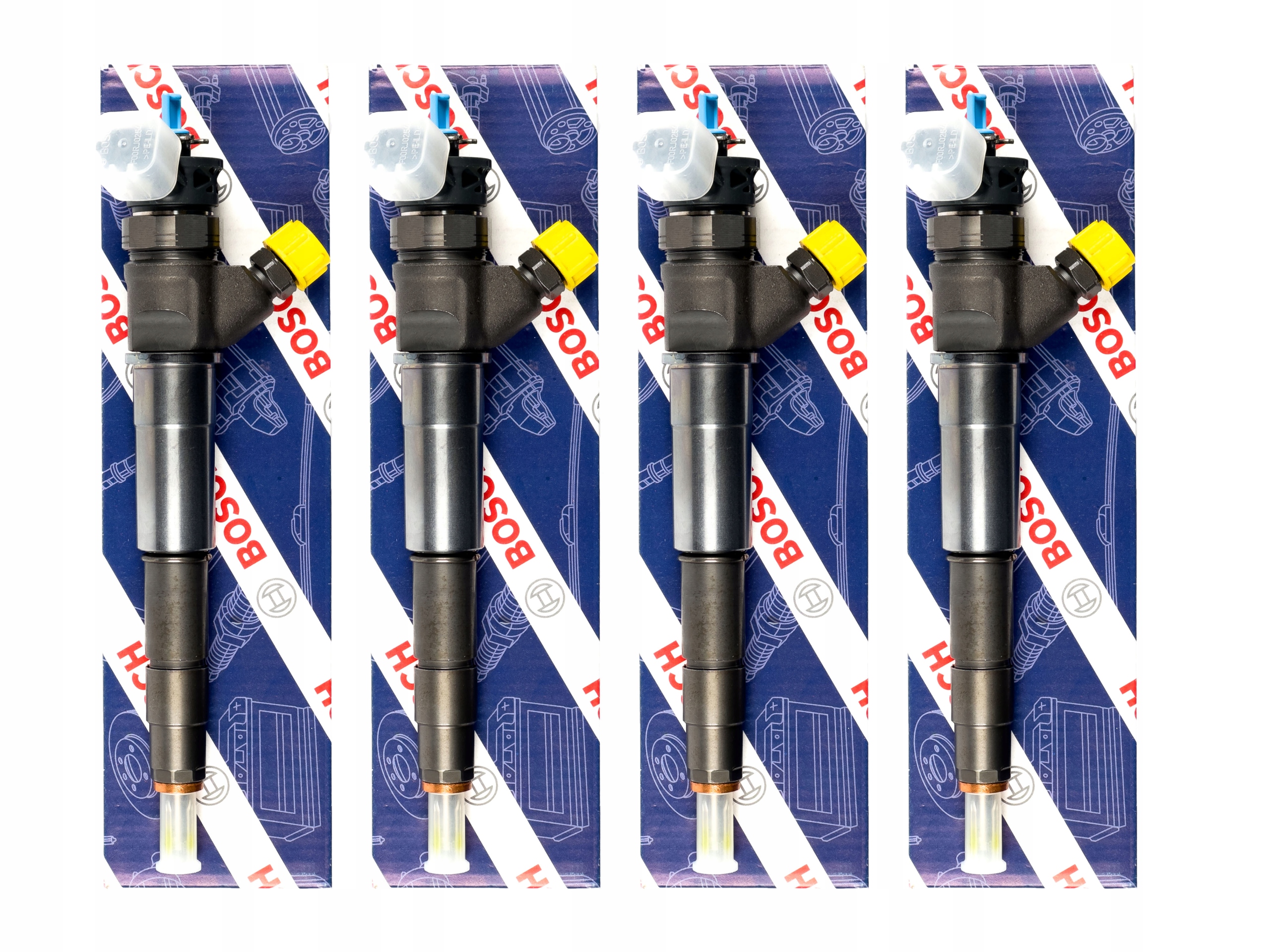 4 darabos készlet befecskendezők Bosch 166003355R — Renault 2.0