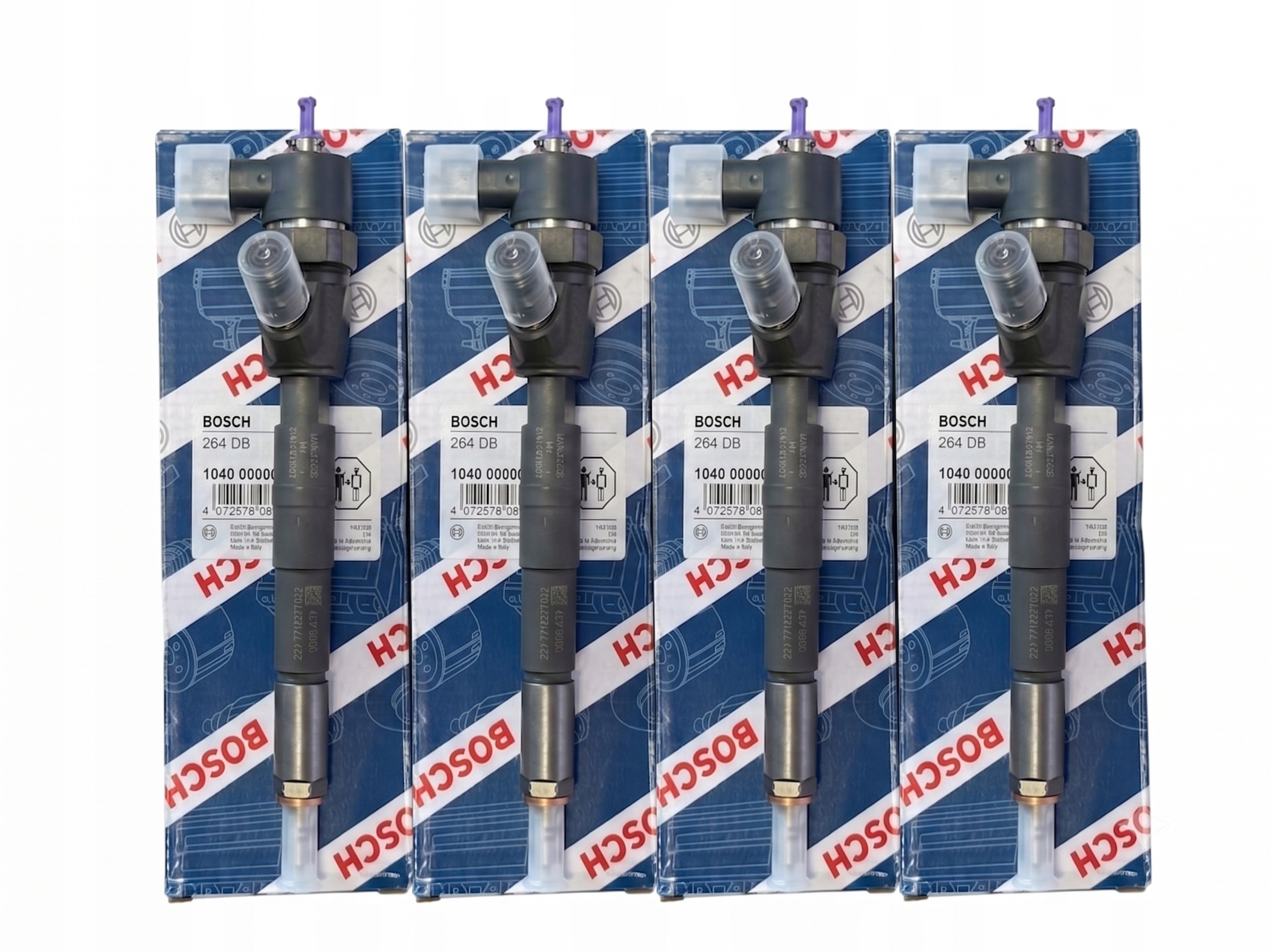 4 darabos készlet befecskendezők 0445110419 — Fiat Bosch