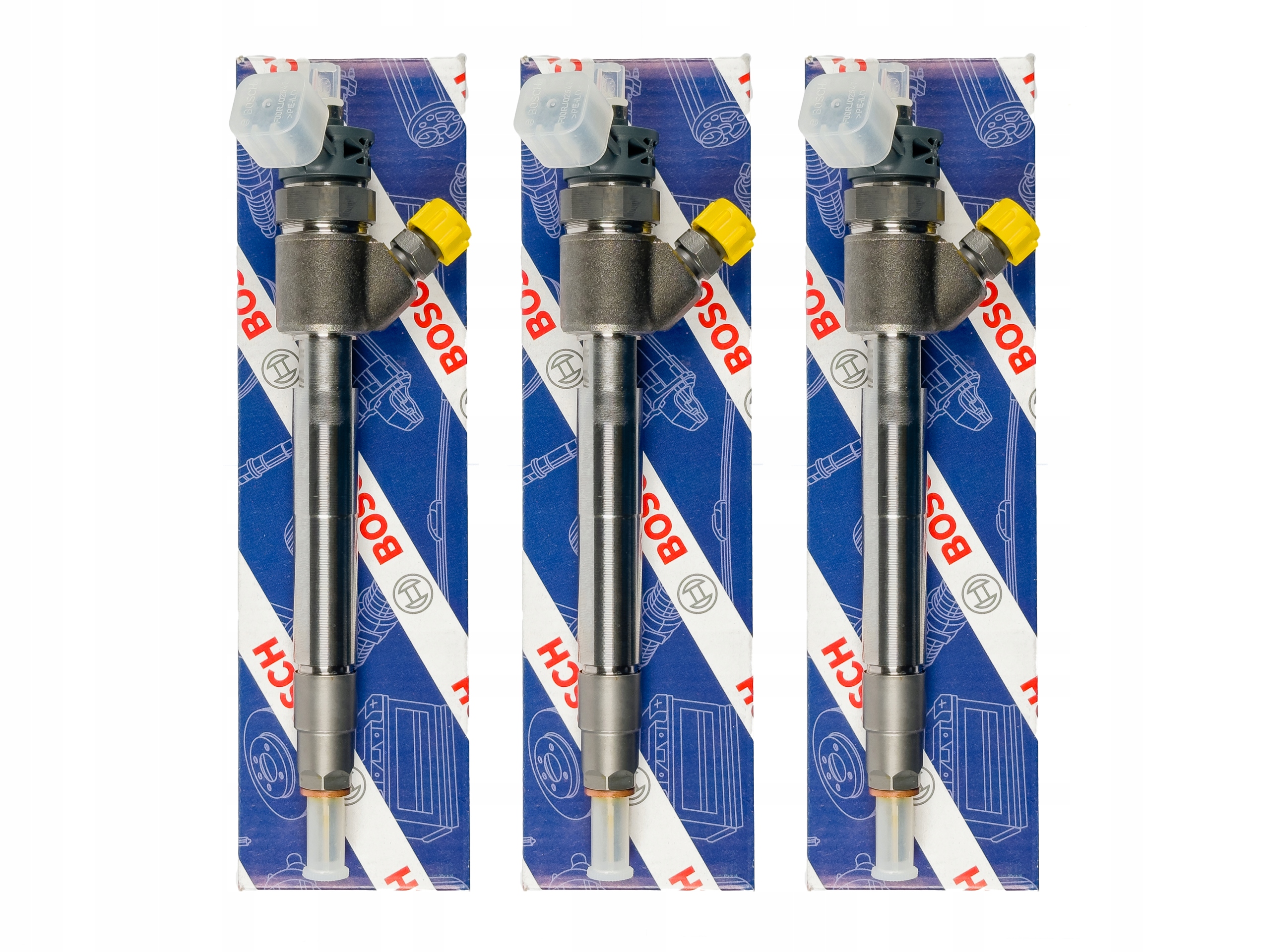 4 darabos készlet befecskendezők Bosch 0445110800 — Dacia 1.5 DCI