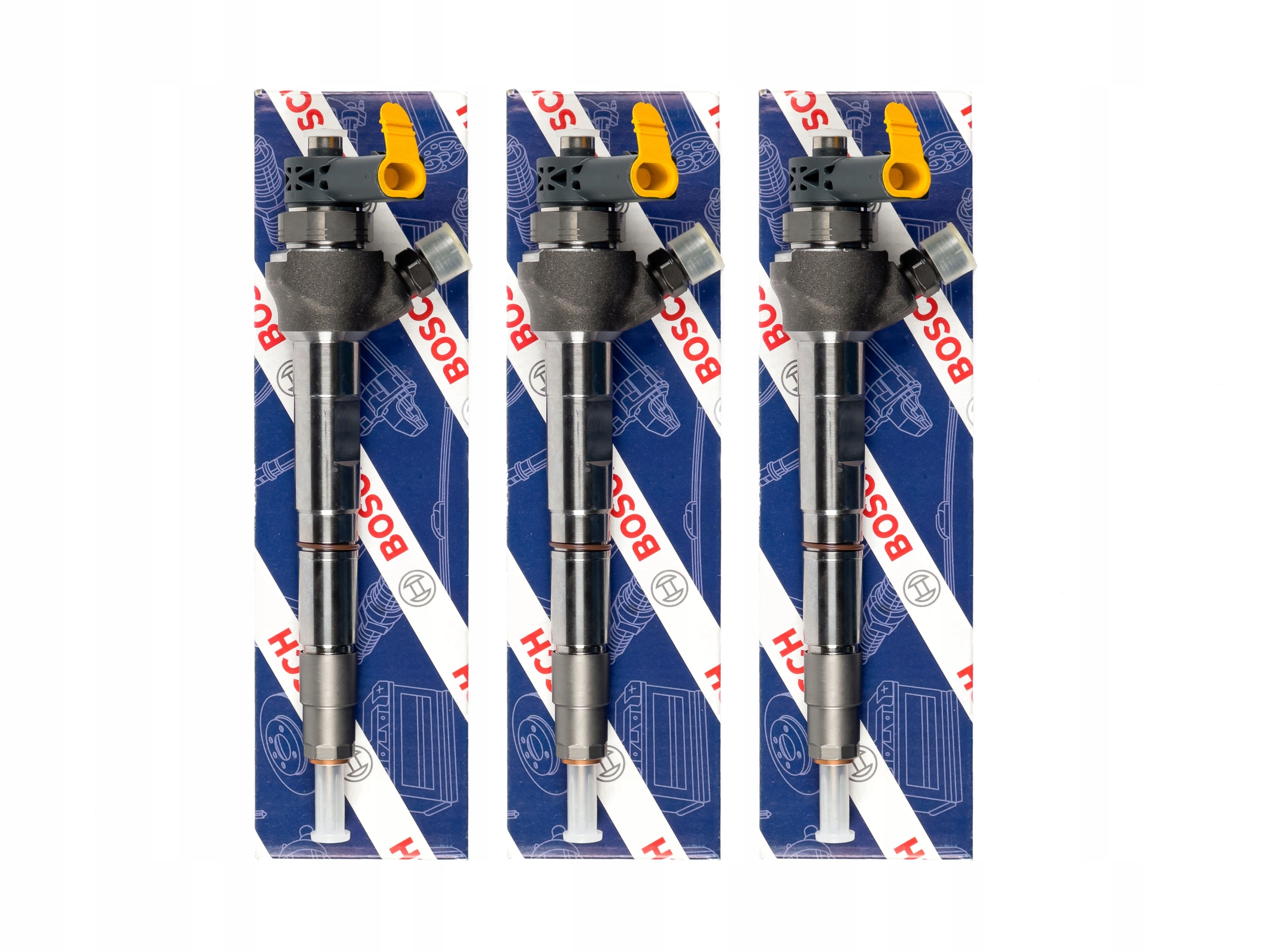 Sada 4 ks vstřikovačů Bosch 0445110474 — Škoda 2.0 TDI, Raktáron, adóval — foto 5 z 6