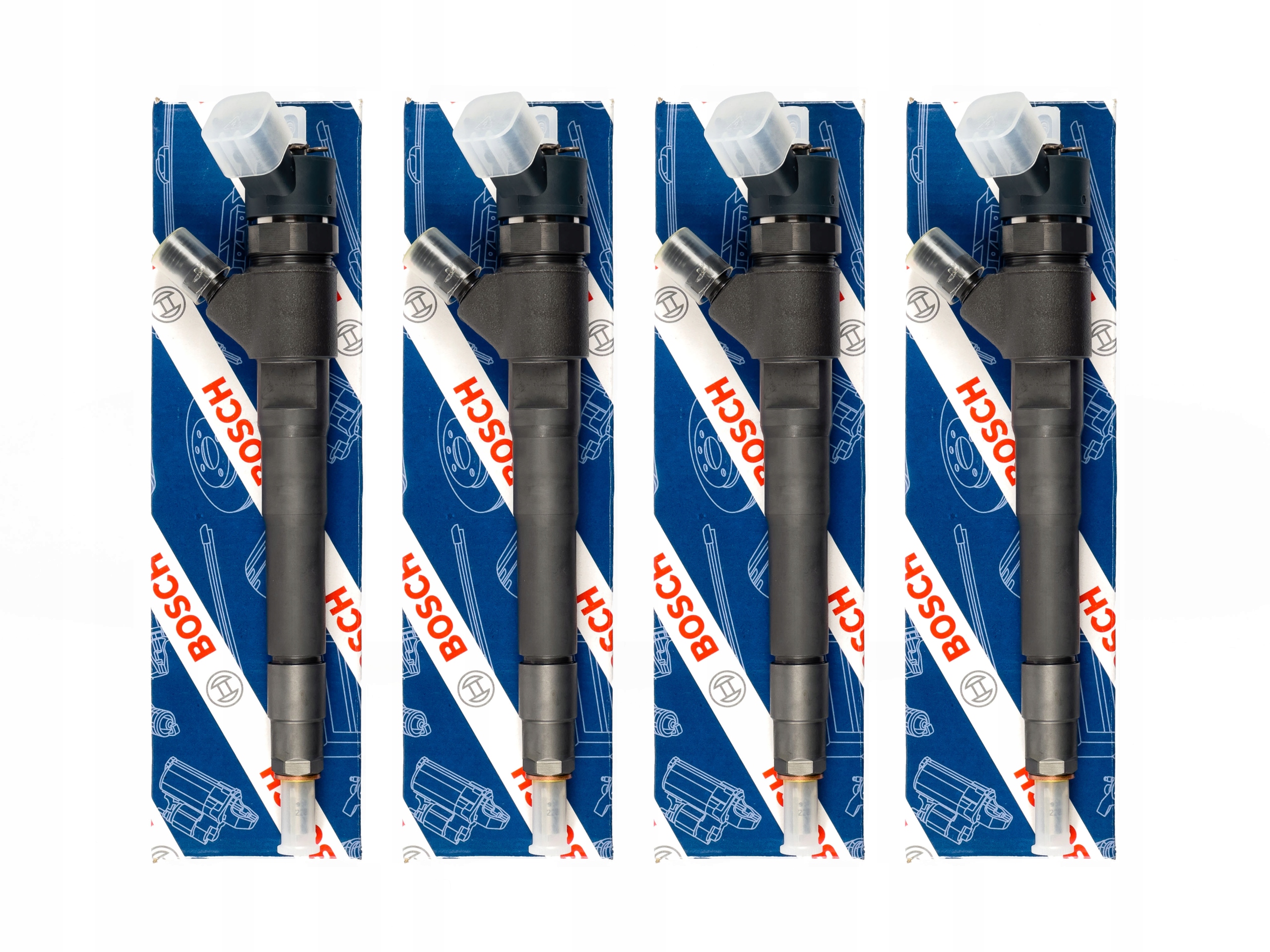 4 darabos készlet befecskendezők Bosch 504386427 — Iveco 2.3