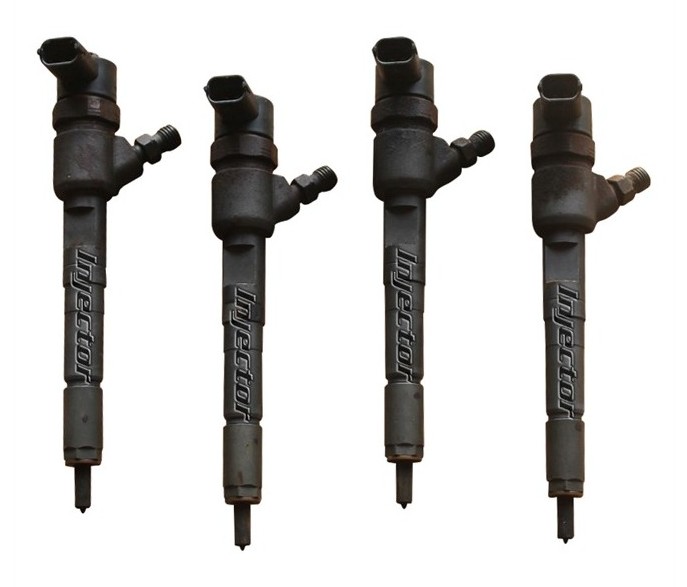 Fiat Fiorino 1.3 D Multijet 55 KW 75 HP 4 darabos használt befecskendező készlet BOSCH 55197124, 55176442, 71794966