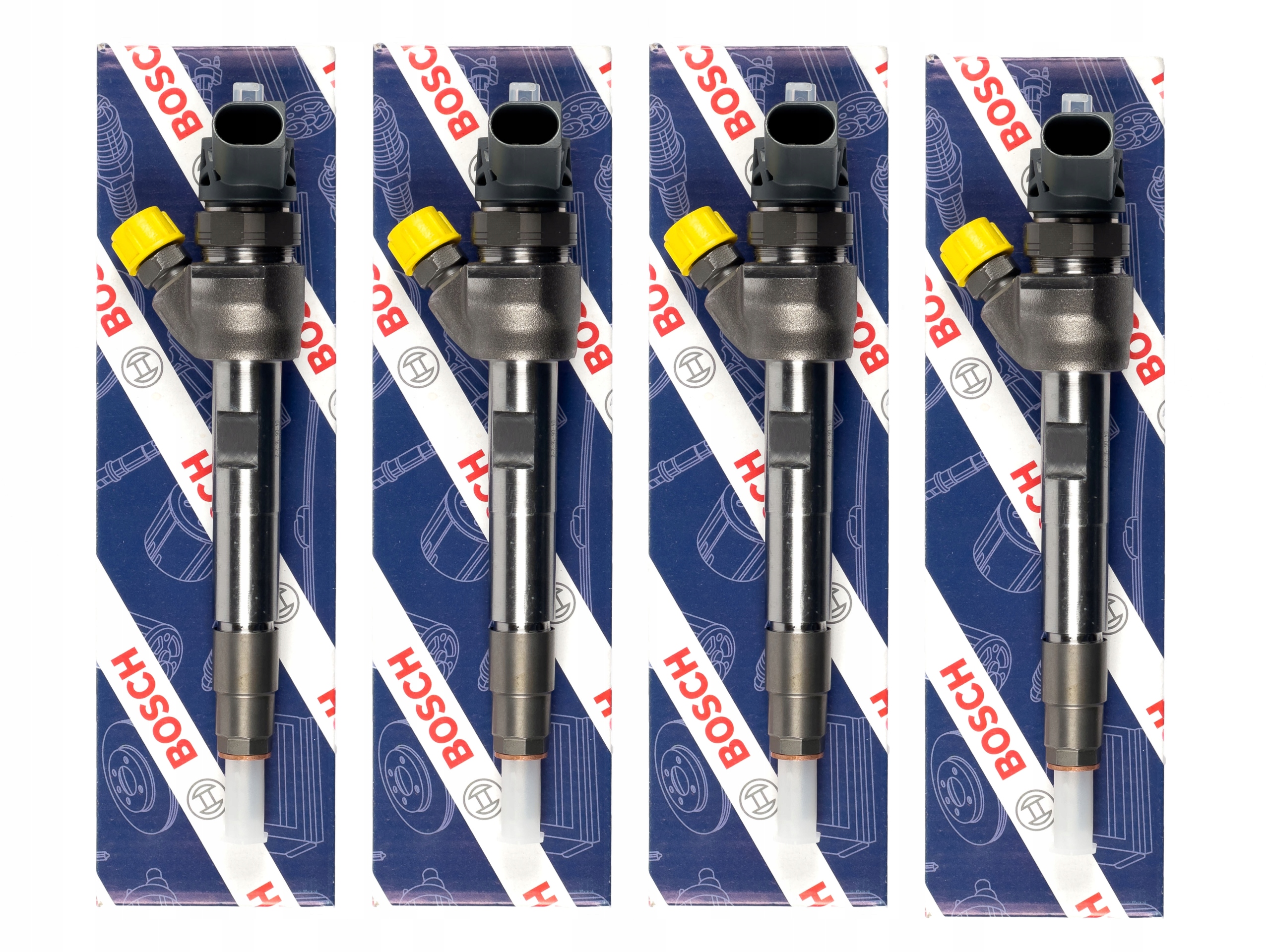 BMW 5 Series 2.0 D N47n N57 D30a 184-258 Hp 4 darabos készlet befecskendezők N47D20C, Bosch 0445110382