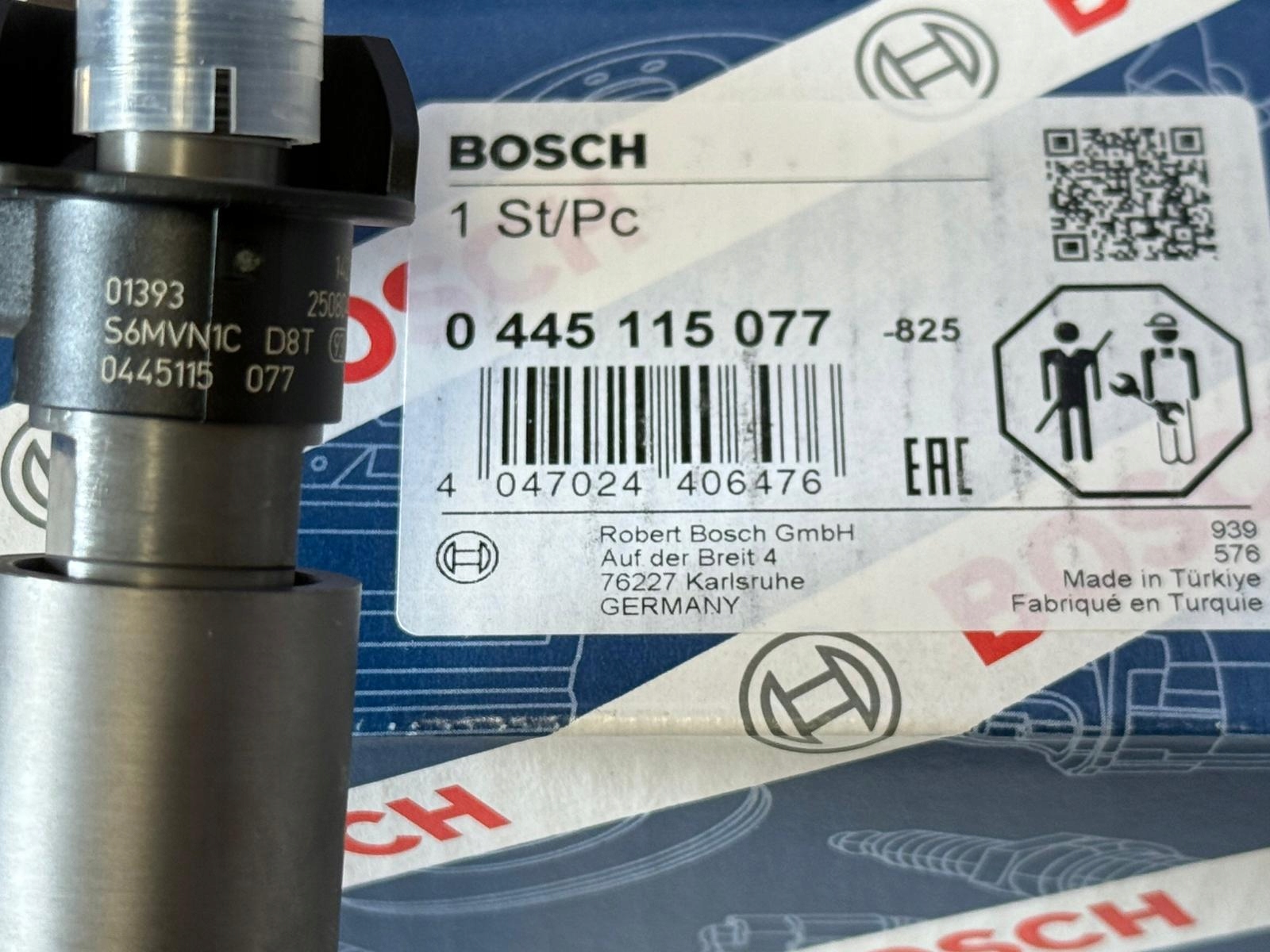 BMW X5 3.0 D 306d3 M57n2 30 6d 5 211-286 Hp sada 4 ks vstřikovačů Bosch 0445115077, Raktáron, adóval — foto 8 z 9